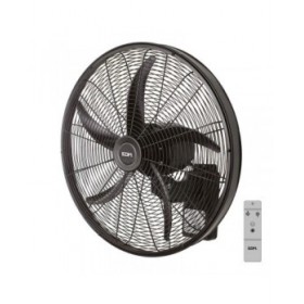 Ventilatore da Parete EDM 33521 Nero 100 W Ø 45 cm