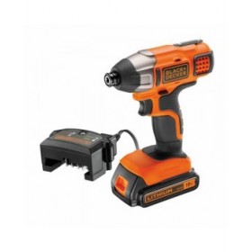 Cacciavite a percussione Black & Decker bdcim18d1a-qw 115 Nm