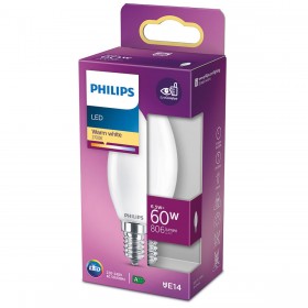 Lampadina LED Philips Candela E 6,5 W 60 W E14 806 lm 3,5 x 9,7 cm (2700 K)