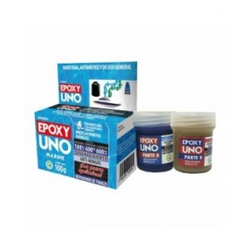 Adesivo epossidico bicomponente Fusion Epoxy Black Label Unom98 Universale Blu Marino 100 g