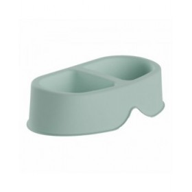 Ciotola per cani Plastiken 20138  Verde Plastica 0,5 L Doppia