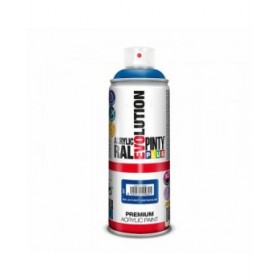 Vernice spray Pintyplus Evolution RAL 5010 Gentian Blue 400 ml Mat