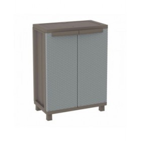 Armadio per Scope Terry Jrattan 370 Grigio Resina 68 x 37,5 x 91,5 cm 1 Mensole