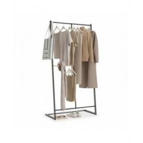 Attaccapanni da Terra Newlux Hangy One 15 Nero Metallo 80 x 40 x 160 cm