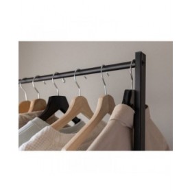 Attaccapanni da Terra Newlux Hangy One 15 Nero Metallo 80 x 40 x 160 cm