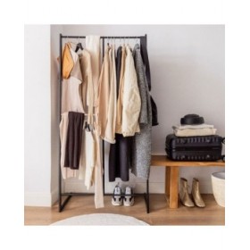 Attaccapanni da Terra Newlux Hangy One 15 Nero Metallo 80 x 40 x 160 cm
