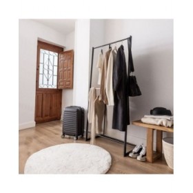 Attaccapanni da Terra Newlux Hangy One 15 Nero Metallo 80 x 40 x 160 cm