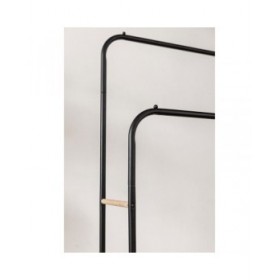 Attaccapanni da Terra Newlux Hangy Duo 30 Nero Metallo 115 x 50 x 150 cm
