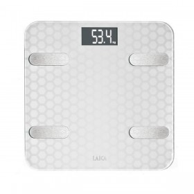 Bilancia Digitale da Bagno LAICA PS7011 Bianco Vetro 180 kg