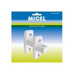 Supporto per tenda da sole Micel TLD02 Bianco 4,4 x 3,82 x 8,6 cm Parete 2 Pezzi