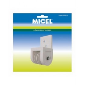 Carrucola per pergola Micel TLD19 Nylon 4,3 x 4,2 x 7,8 cm Frontale Bianco