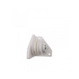 Carrucola per pergola Micel TLD20 Nylon 7,3 x 7,3 x 8 cm Laterale Bianco