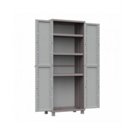 Armadio per Scope Terry Jrattan 369 Grigio 68 x 37,5 x 170 cm Plastica 3 Mensole