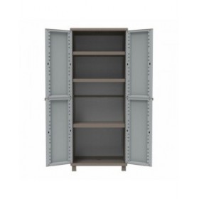 Armadio per Scope Terry Jrattan 369 Grigio 68 x 37,5 x 170 cm Plastica 3 Mensole