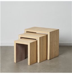 Tenda Atmosphera Lilou Poliestere Avorio (140 x 260 cm)