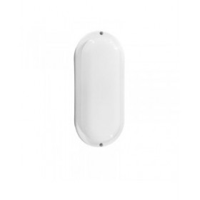 Applique da Parete EDM 32449 Bianco Plastica F 18 W 120 W 1820 Lm Sensore di Movimento Sensore di luce Ovale (6400 K)