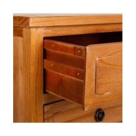 Cassettiera Alexandra House Living Marrone Legno di pino Legno MDF 93 x 37 x 47 cm