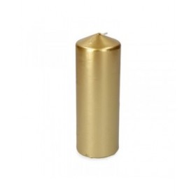 Candela Dorato Argentato Ø 7 x 20 cm 1 Unità