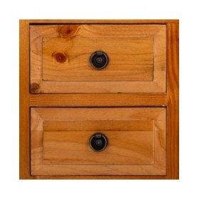 Credenza Alexandra House Living Marrone Legno di pino Legno MDF 90 x 37 x 64 cm