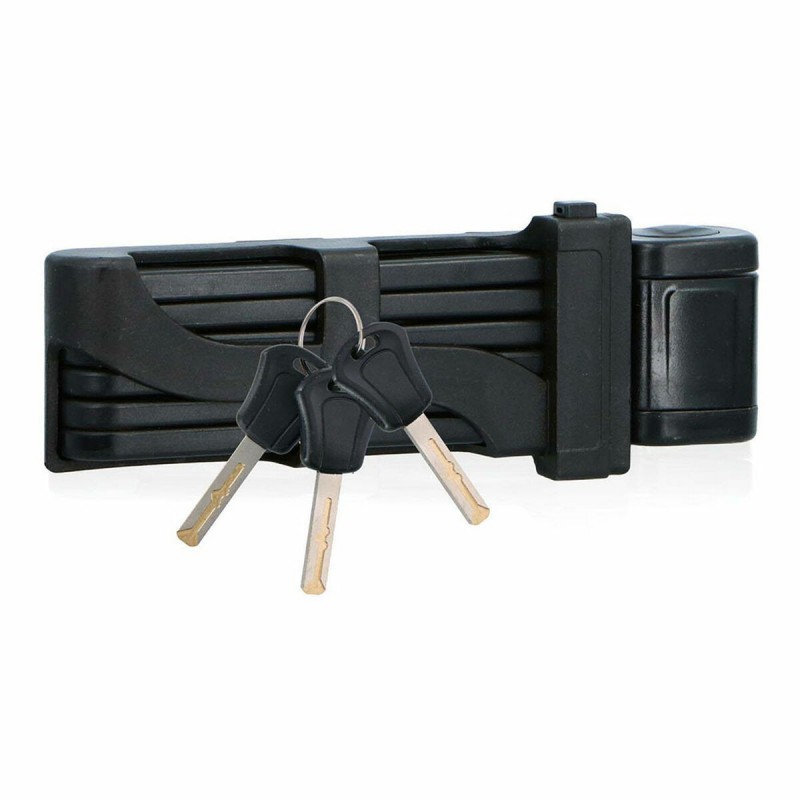 Lucchetto con chiave Dunlop Acciaio Rettangolare Pieghevole