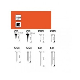 Chiodi Black & Decker 1125 Pezzi