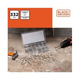Kit di viti Black & Decker Phillips Legno 332 Pezzi