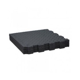 Piastrelle in schiuma EVA Black & Decker Nero Gomma Eva 40 x 40 cm (6 Pezzi)