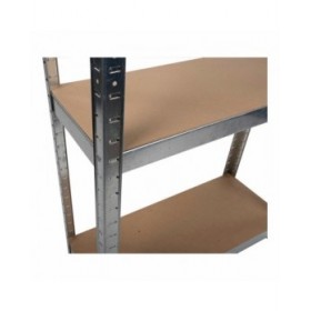 Scaffale Kinzo Legno Acciaio inossidabile 5 Mensole 750 kg 75 x 30 x 172 cm
