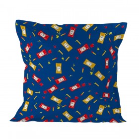 Federa HappyFriday Baleno Teen Blue Hotdog Multicolore 80 x 80 cm