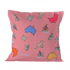 Federa HappyFriday Baleno Teen Pink Kangaroo Multicolore 60 x 60 cm
