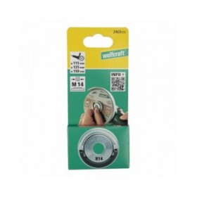 Dado di fissaggio rapido per smerigliatrice angolare Wolfcraft 2463000 Ø 45 mm M14