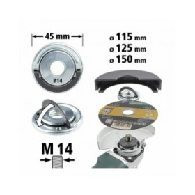 Dado di fissaggio rapido per smerigliatrice angolare Wolfcraft 2463000 Ø 45 mm M14