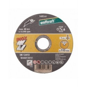 Dischi da taglio Wolfcraft 8462000 Ø 115 mm (10 Unità)