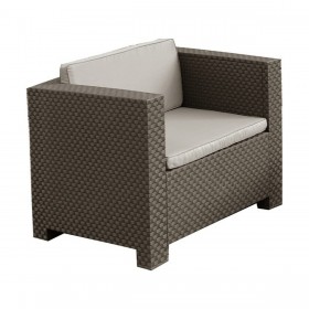 Mobili da giardino SP Berner Diva Tropea Antracite Grigio scuro (4 Pezzi)