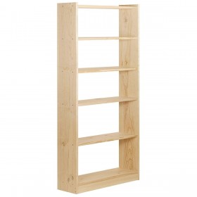 Libreria Astigarraga Gala Naturale Pino 184 x 80 x 25 cm 6 Mensole