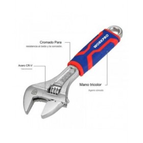 Chiave inglese regolabile Workpro 6" 15 cm