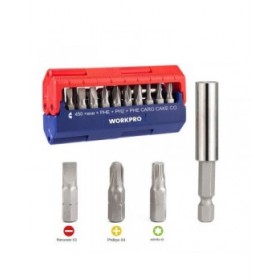 Set di punte Workpro Cacciavite 13 Pezzi