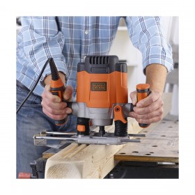 Trapano a corona/Fresatrice Black & Decker 1200eka-qs