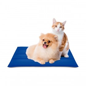 Tappeto per cani Nayeco Cool mat Azzurro Gel refrigerante (50 x 40 cm)