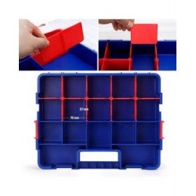 Scatola con scomparti Workpro polipropilene 38,2 x 30 x 6,2 cm 18 Compartimenti