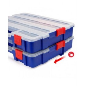 Scatola con scomparti Workpro polipropilene 38,2 x 30 x 6,2 cm 18 Compartimenti