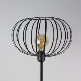 Lampada da Terra EDM 32122 Nero 60 W 220-240 V 35 x 35 x 150 cm Vintage