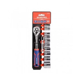 Set di chiavi a bussola Workpro 3/8" 12 Pezzi