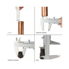 Calibro Workpro Vernier Alluminio 0,02 mm