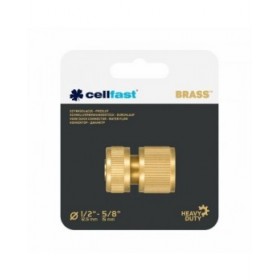 Connettore tubo Cellfast 15 mm Ottone Veloce