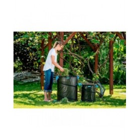 Sacchetto di rifiuti da giardino Cellfast Pop Up Nylon Acciaio 56 x 56 x 70 cm Pieghevole