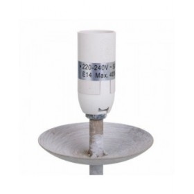 Lampada da Parete Alexandra House Living Bianco Grigio 220-240 V 19 x 18 x 32 cm