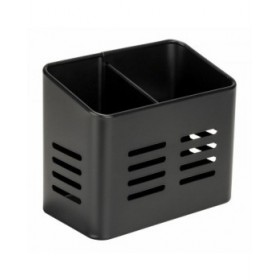 Cestello per posate Wenko Susie 55098100 Nero opaco Metallo