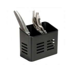 Cestello per posate Wenko Susie 55098100 Nero opaco Metallo