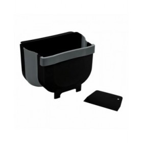 Bidone della spazzatura per porta dell'armadio Wenko Fago 55028100 5 L Nero Pieghevole